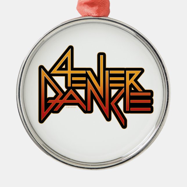 4ever Dance Metal Ornament (Front)