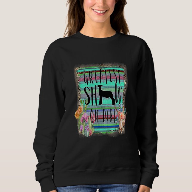 4h Ffa Livestock Show County Fair Showing Animals Sweatshirt (Front)
