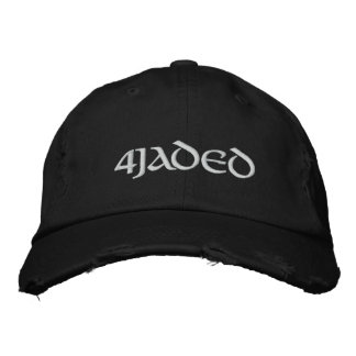 4Jaded Embroidered Hat Dark