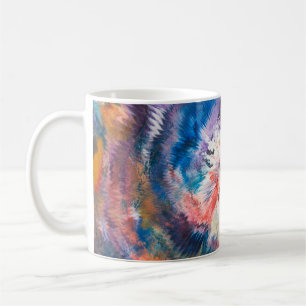 4K oil painting. Colourful creative abstraction. a Coffee Mug