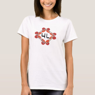 4L- Living Large Loving Life - Butterfly T-Shirt