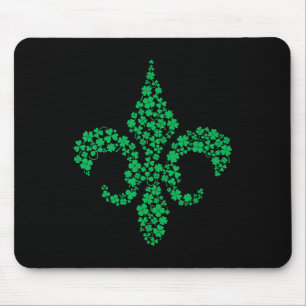 4leaf Lucky Men's New Orleans Nola St. Patrick's D Mouse Pad
