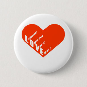 4love 6 cm round badge