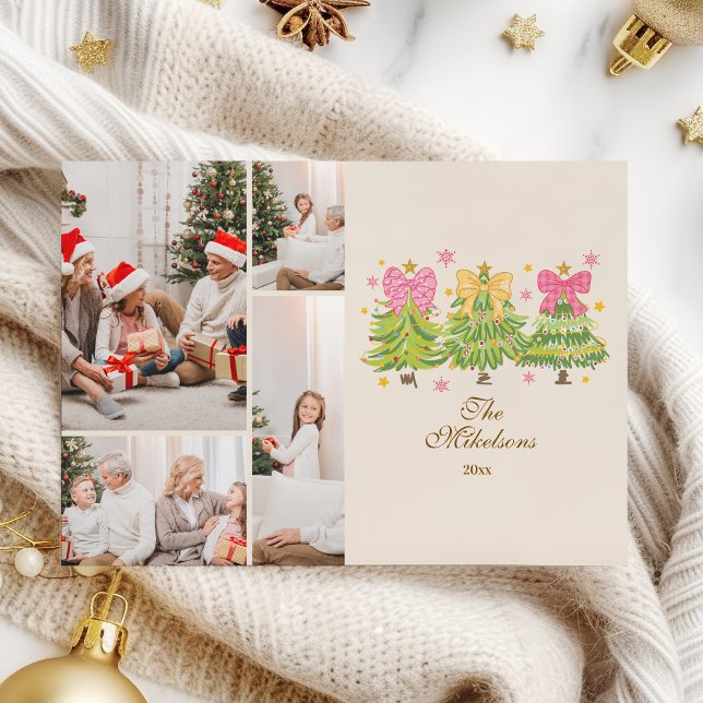 4Photo Bright Ribbon Trees Holiday Family (Creator Uploaded)