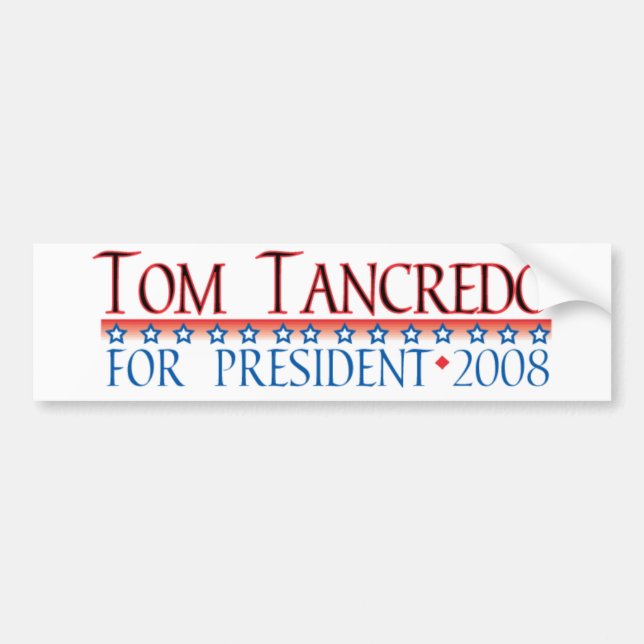 4prez-tancredo bumper sticker (Front)