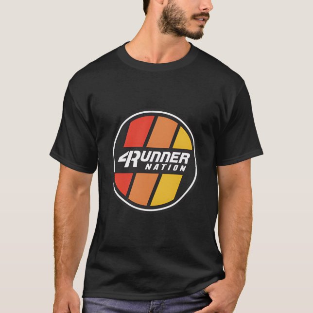 4Runner Nation Trd Stripe Badge T-Shirt (Front)