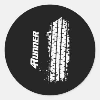 4Runner Tire Tread Outline Classic Round Sticker