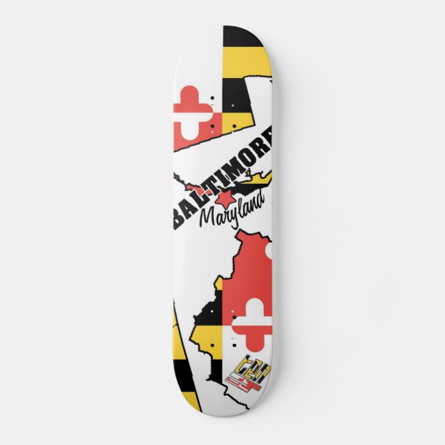 4ten: Baltimore, Maryland 1 Skateboard (Front)