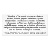 4th Amendment of the United States Constitution