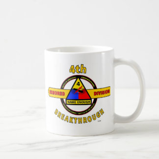 4TH ARMORED DIVISION "BREAKTHROUGH" COFFEE MUG
