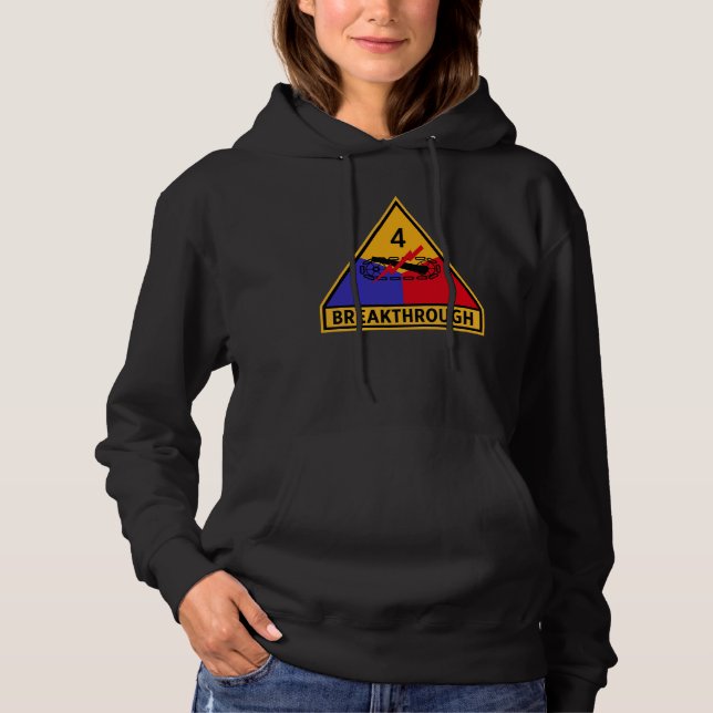 4th Armoured Division "Breakthrough" Women Hoodie (Front)
