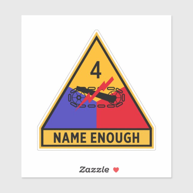 4th Armoured Division "Name Enough" (Sheet)