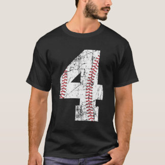 4Th Baseball 4 Four T-Shirt
