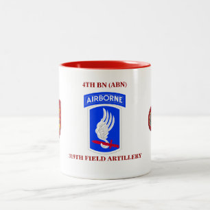 4TH BATTALION (ABN) 319TH FIELD ARTILLERY MUG