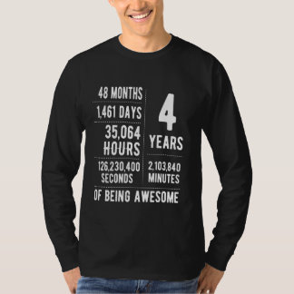 4th Birthday Boys & Girls Funny 4 Years Old T-Shirt
