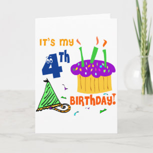 4th Birthday card