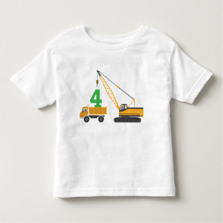 4th Birthday Construction Tee