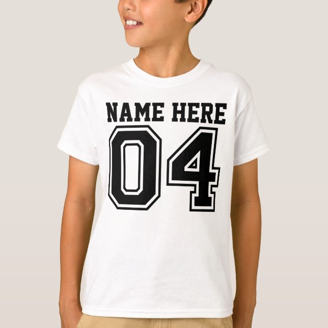 4th Birthday (Customisable Kid's Name) T-Shirt (Front)
