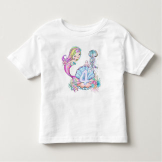 4th Birthday Mermaid  Toddler T-Shirt
