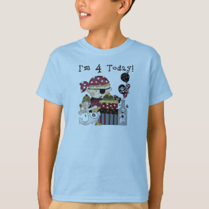 4th Birthday Pirate Tshirts and Gifts