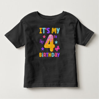 4th Birthday Toddler T-Shirt