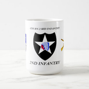 4TH BN 23RD INFANTRY 2ND INFANTRY DIVISION COFFEE MUG