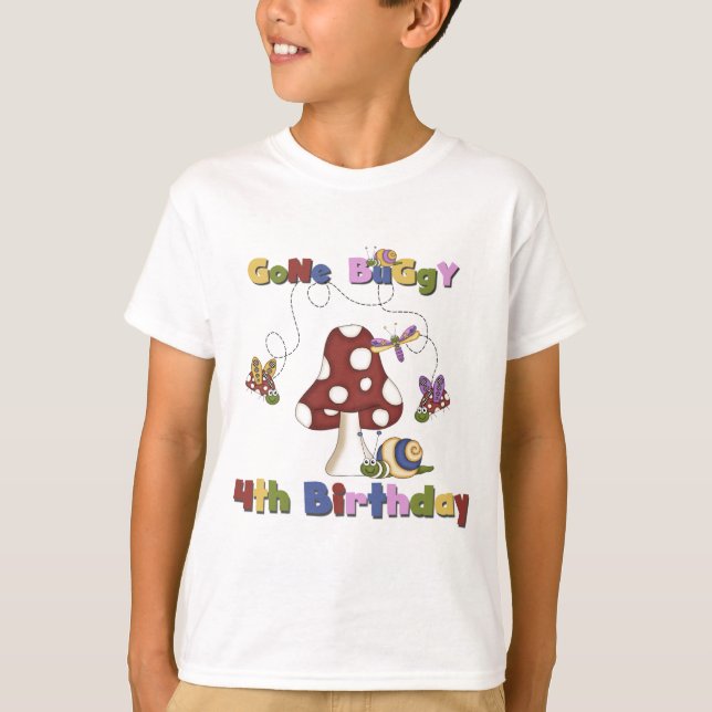 4th Bug Birthday Tshirts and Gifts (Front)