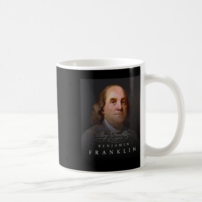 4th Founding Father Ben Benjamin Franklin Tee  Coffee Mug (Right)