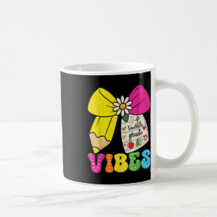4th Fourth Grade Vibes Back To School Coquette Tea Coffee Mug