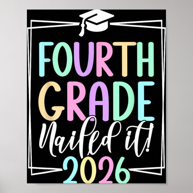 4th Grade 2026 Fourth Grade Graduation _2  Poster (Front)