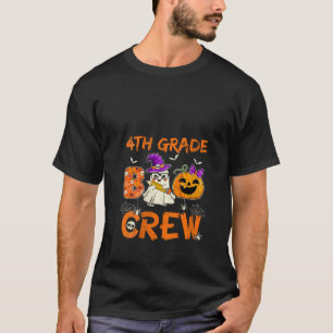 4th Grade Boo Crew Teacher Student Halloween Costu T-Shirt