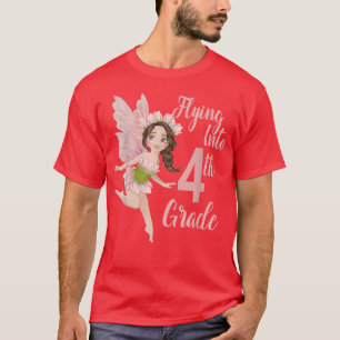 4th Grade Fairy Girl 1st Day of School Fairies Fou T-Shirt