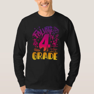 4th Grade Girl First Day Of School Teacher Back To T-Shirt