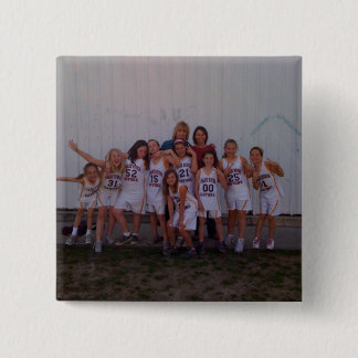 4th Grade Girls Basketball Button