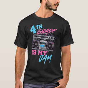 4th Grade Is My Jam Back To School Teacher Student T-Shirt