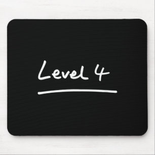 4th Grade Level 4 Student & Teacher Cool Back Mouse Pad