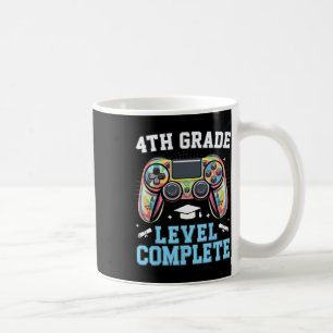 4th Grade Level Complete Last Day Of School Gamer Coffee Mug