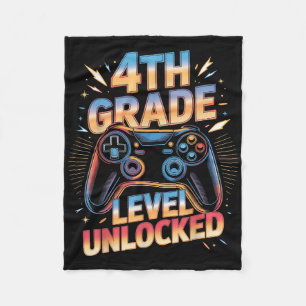 4th Grade Level Unlocked Game On 4th Grade Back To Fleece Blanket