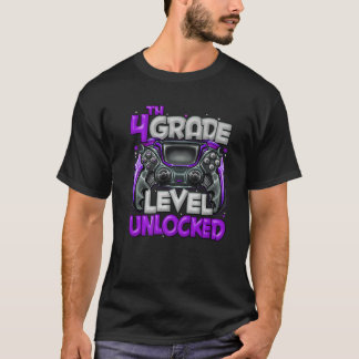 4Th Grade Level Unlocked Game On 4Th Grade Back To T-Shirt