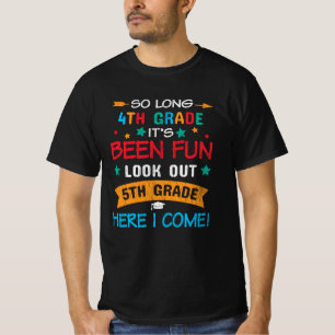 4th Grade Moving Up to 5th Grade School Kids Gift T-Shirt