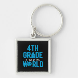 4th Grade Out Of This World Science Space Key Ring