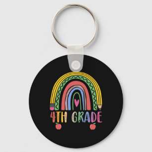4th Grade Rainbow Teacher Team Fourth Grade Squad  Key Ring