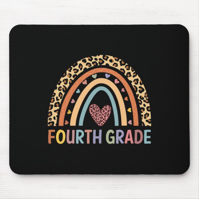 4th Grade Rainbow Teacher Team Fourth Grade Squad  Mouse Pad (Front)