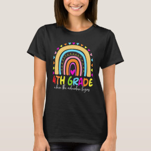 4th Grade Rainbow Teacher Team Fourth Grade Squad T-Shirt