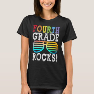 4th Grade Rocks Fourth Grade Squad Back To School T-Shirt