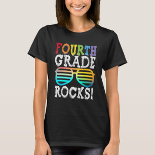 4th Grade Rocks Fourth Grade Squad Back To School T-Shirt