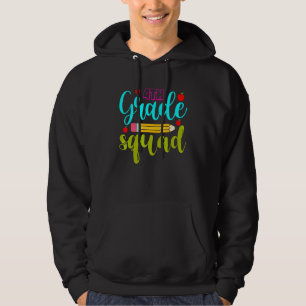 4th Grade Squad Best Team Back To School Graduatio Hoodie