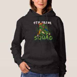 4th Grade Squad Dinosaur Women Hoodie