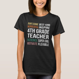 4th Grade Teacher Appreciation T-Shirt