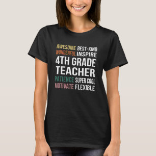 4th Grade Teacher Appreciation T-Shirt